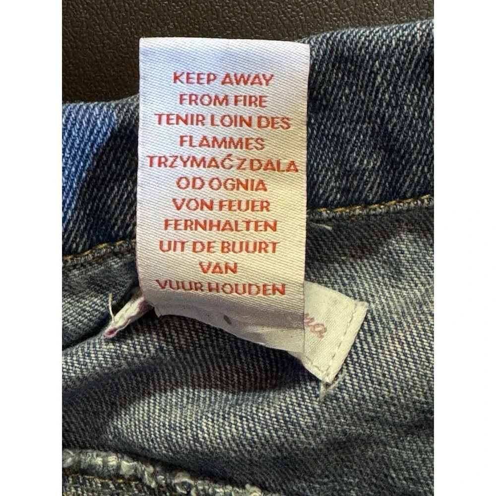Tommy Bahama Girls Distressed Denim Jacket‎ Size 8 Excellent Condition